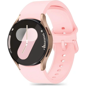 Tech-Protect Silicone Samsung Galaxy Watch 4/5/5 Pro/6/7/FE Baby Pink - Galaxy Watch7 44mm - Tech-Protect