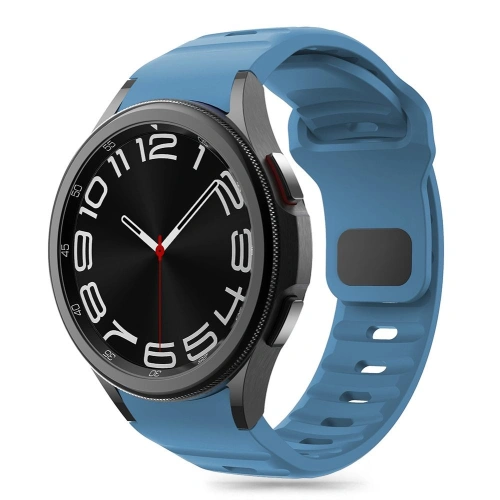 Pasek Tech-Protect Silicone Line Samsung Galaxy Watch 4/5/5 Pro/6/7/FE Montego Blue - Galaxy Watch7 44mm - Tech-Protect