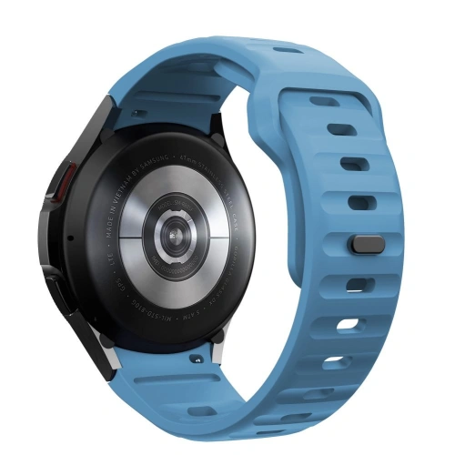 Pasek Tech-Protect Silicone Line Samsung Galaxy Watch 4/5/5 Pro/6/7/FE Montego Blue - Galaxy Watch7 44mm - Tech-Protect