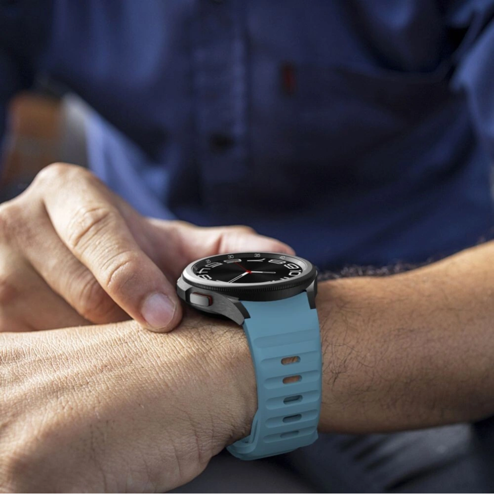 Hurtownia GSM - Pasek Tech-Protect Silicone Line Samsung Galaxy Watch 4/5/5 Pro/6/7/FE Montego Blue - THP3004 - {ean13} - Hurt