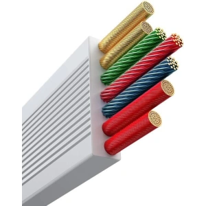 Hurtownia GSM - Cablul Baseus Free2Draw 3w1 USB-C / USB-C, Lightning, MicroUSB 100W 1.1m alb - BSU4919 - {ean13} - Hurt