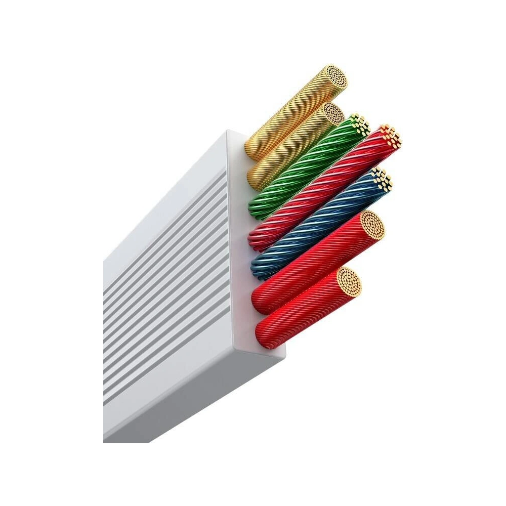 Hurtownia GSM - Kabel Baseus Free2Draw 3w1 USB-C / USB-C, Lightning, MicroUSB 100W 1.1m bílý - BSU4919 - {ean13} - Hurt