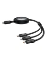 Hurtownia GSM - Kabel Baseus Free2Draw 3w1 USB-C / USB-C, Lightning, MicroUSB 100W 1.1m schwarz - BSU4920 - {ean13} - Hurt