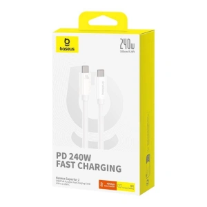 Hurtownia GSM - Kabel Baseus Superior 2 USB-C / USB-C 240W 1.8m weiß - BSU4921 - {ean13} - Hurt