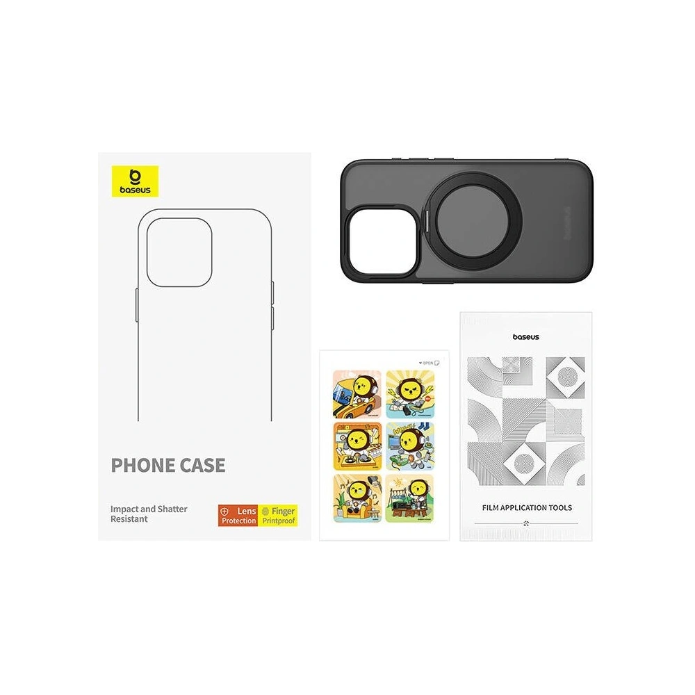 Hurtownia GSM - Etui Baseus SkyRing Magnetic + sticlă Apple iPhone 14 Pro Max - BSU4922 - {ean13} - Hurt