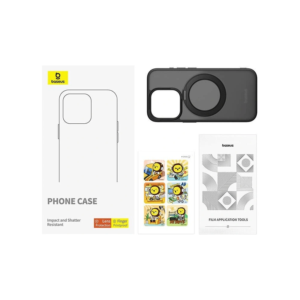 Hurtownia GSM - Case Baseus SkyRing Magnetic + Glas Apple iPhone 13 Pro - BSU4923 - {ean13} - Hurt