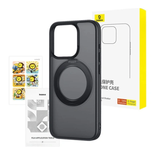 Etui Baseus SkyRing Magnetic + szkło Apple iPhone 15 Pro - iPhone 15 Pro - Baseus