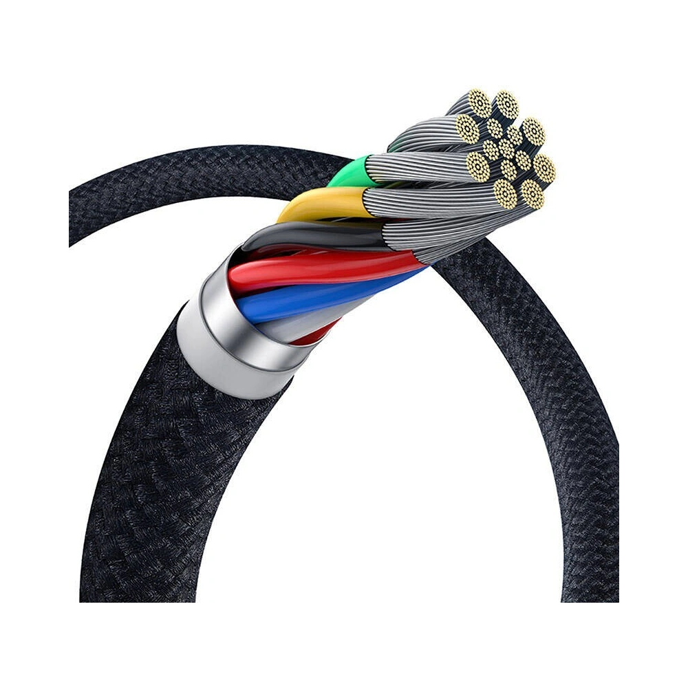 Wholesale Baseus Crystal Shine USB-C / USB-C cable 100W 1.5m 20Gbps black - BSU4925 - {ean13} - Hurt