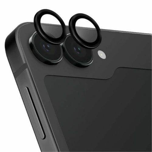 Szkło na obiektyw aparatu UNIQ Optix Aluminium Camera Lens Protector Samsung Galaxy Z Flip6 midnight black - Galaxy Z Flip 6 - Uniq
