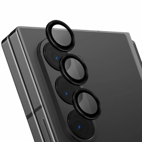 Szkło na obiektyw aparatu UNIQ Optix Aluminium Camera Lens Protector Samsung Galaxy Z Fold6 shimmer black - Galaxy Z Fold 6 - Uniq