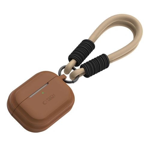 Etui Tech-Protect Silicone Rope Apple Airpods Pro 1 / 2 Chocolate Brown - AirPods Pro (2. generacji) - Tech-Protect