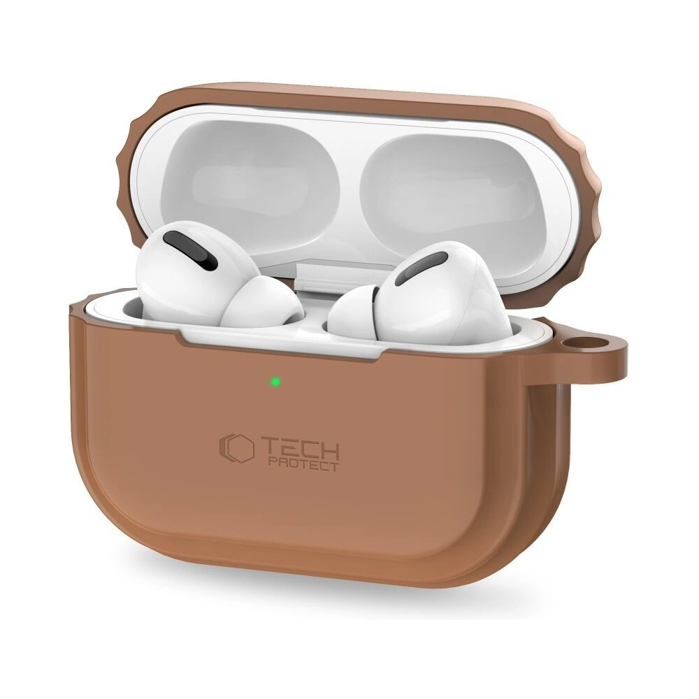 Hurtownia GSM - Etui Tech-Protect Silicone Rope Apple Airpods Pro 1 / 2 Ciocolată Maro - THP3005 - {ean13} - Hurt