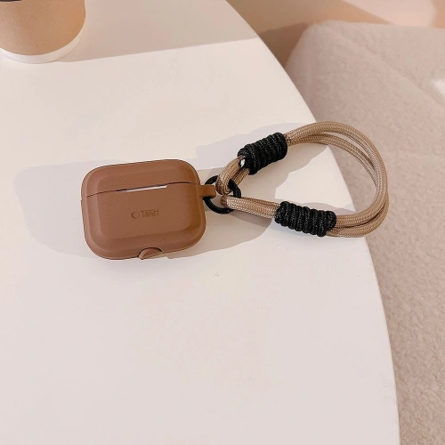 Etui Tech-Protect Silicone Rope Apple Airpods Pro 1 / 2 Chocolate Brown - AirPods Pro (2. generacji) - Tech-Protect