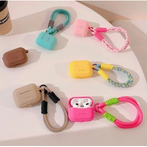 Hurtownia GSM - Etui Tech-Protect Silicone Rope Apple Airpods Pro 1 / 2 čokoládově hnědé - THP3005 - {ean13} - Hurt