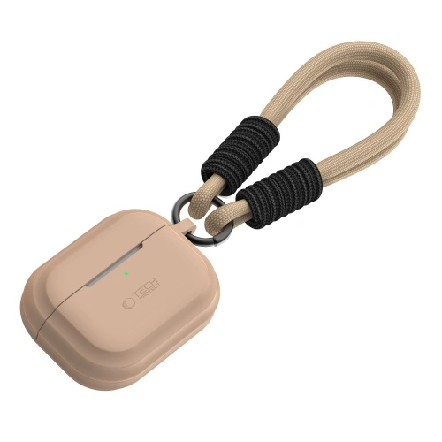 Etui Tech-Protect Silicone Rope Apple Airpods Pro 1 / 2 Cafe Latte - AirPods Pro (2. generacji) - Tech-Protect