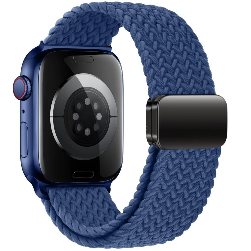 Pasek Tech-Protect Nylonmag Apple Watch 4/5/6/7/8/9/SE/Ultra 1/2 42/44/45/49mm Montego Blue - Watch - Tech-Protect