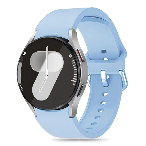 Pasek Tech-Protect Silicone Samsung Galaxy Watch 4/5/5 Pro/6/7/FE Sky Blue - Galaxy Watch7 44mm - Tech-Protect