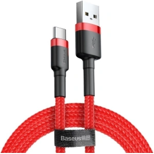 Kabel USB-C Baseus Cafule 2A 3m (czerwony)