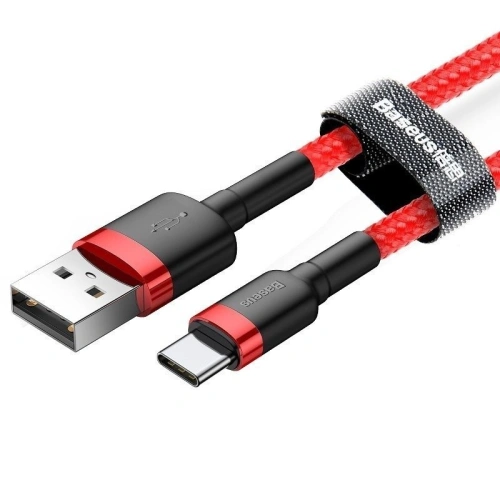 Kabel USB-C Baseus Cafule 2A 3m (czerwony)