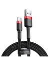 Kabel USB-C Baseus Cafule 2A 3m (czerwono-czarny)