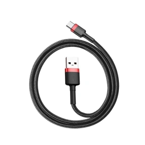 Hurtownia GSM - Kabel USB-C Baseus Cafule 2A 3m (czerwono-czarny) - BSU794REDBLK - {ean13} - Hurt