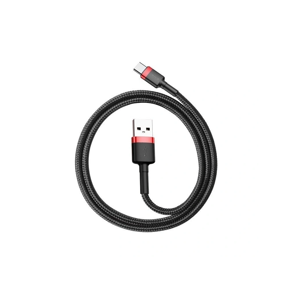 Hurtownia GSM - Kabel USB-C Baseus Cafule 2A 3m (czerwono-czarny) - BSU794REDBLK - {ean13} - Hurt