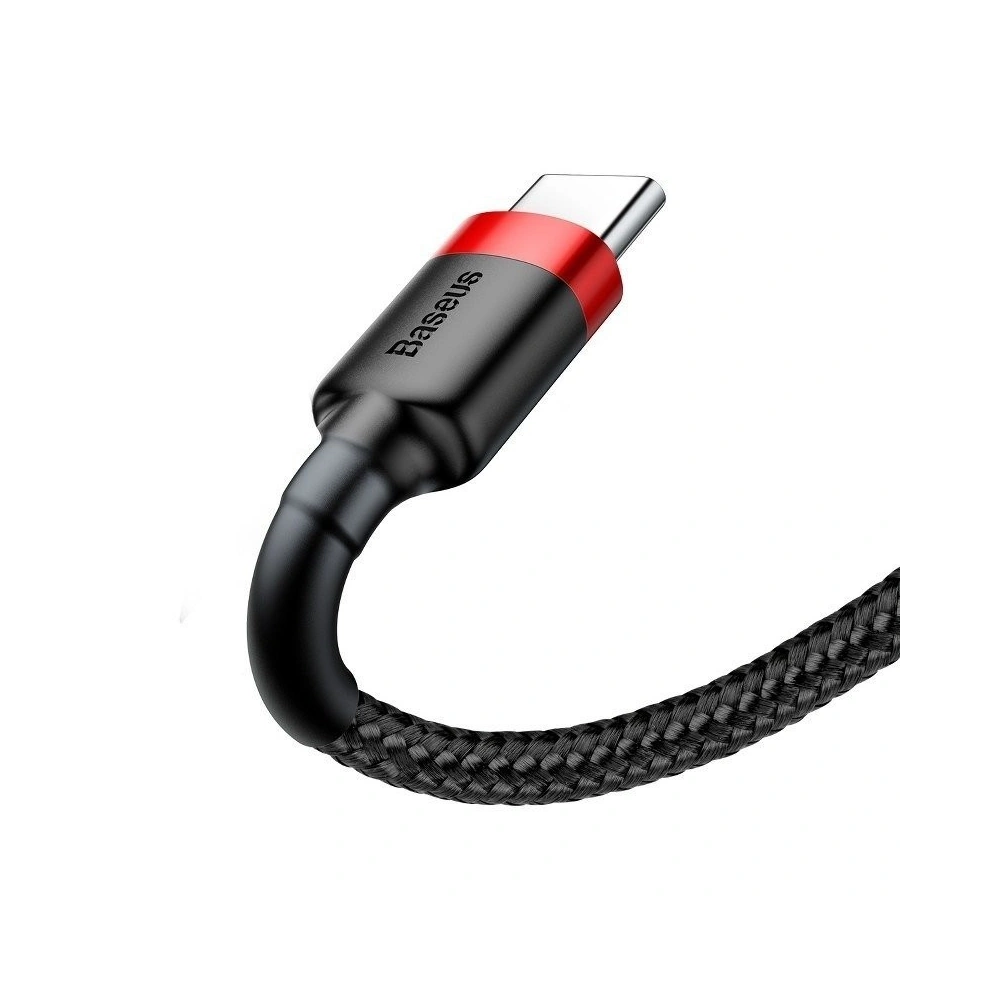Hurtownia GSM - Kabel USB-C Baseus Cafule 2A 3m (czerwono-czarny) - BSU794REDBLK - {ean13} - Hurt
