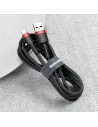 Wholesale Cable USB-C Baseus Cafule 2A 3m Red&Black - BSU794REDBLK - {ean13} - Hurt