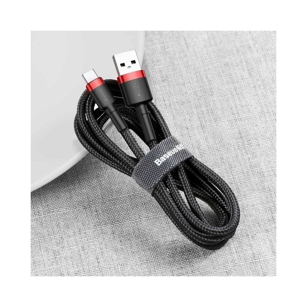 Hurtownia GSM - Kabel USB-C Baseus Cafule 2A 3m (czerwono-czarny) - BSU794REDBLK - {ean13} - Hurt