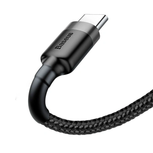 Kabel USB-C Baseus Cafule 2A 3m (szaro-czarny)