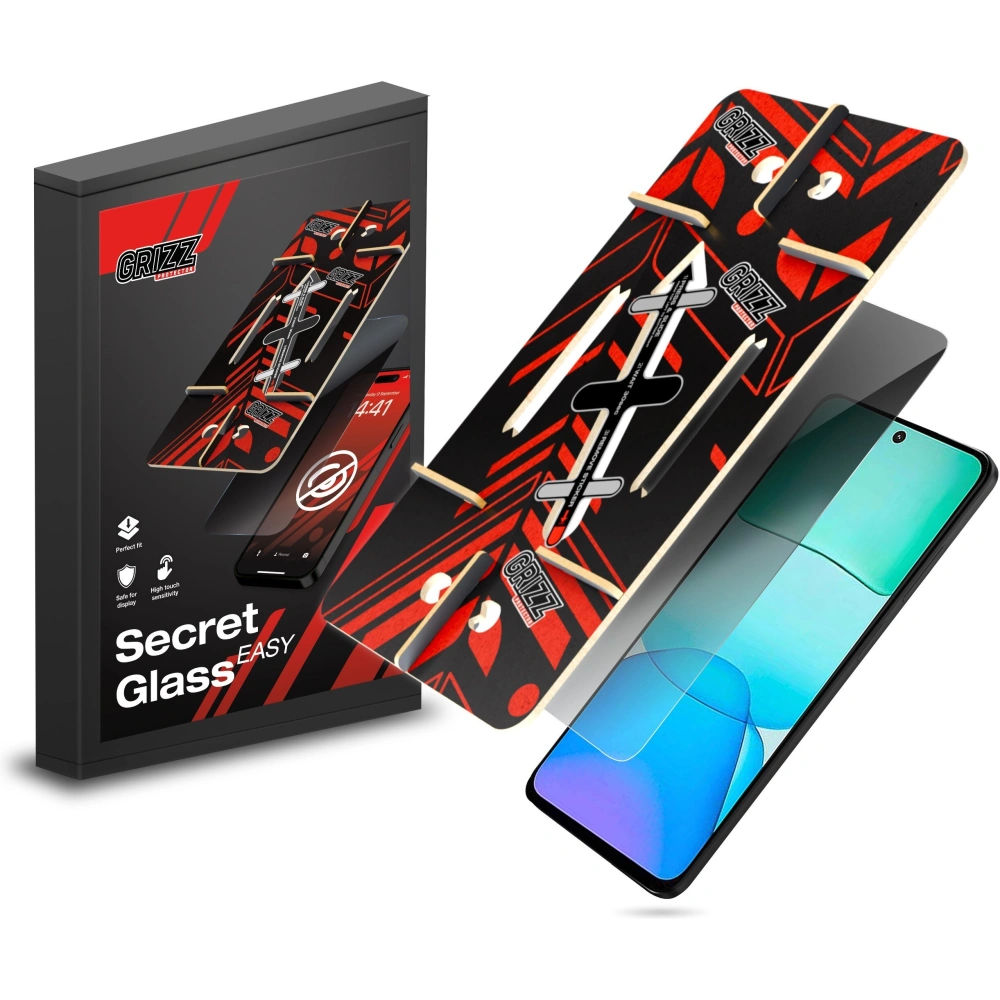 Hurtownia GSM - Szkło prywatyzujące GrizzGlass SecretGlass Easy do Xiaomi Redmi 13 - GRZ10710 - {ean13} - Hurt