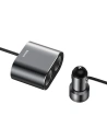 Wholesale Car Charger Baseus Y Type 2xUSB 3,4A 40W Black - BSU797BLK - {ean13} - Hurt