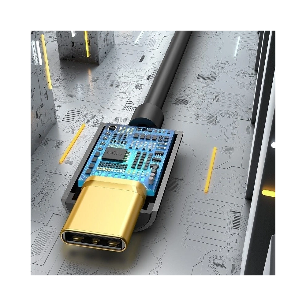 Hurtownia GSM - Adaptér audio Baseus L54 USB-C + mini jack 3,5mm (černý) - BSU799BLK - {ean13} - Hurt