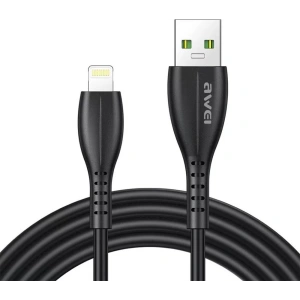 Hurtownia GSM - Cablu AWEI CL-115L USB-A / Lightning negru/black - AWEI213 - {ean13} - Hurt