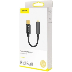 Adapter audio Baseus L54 USB-C + mini jack 3,5mm (czarny)