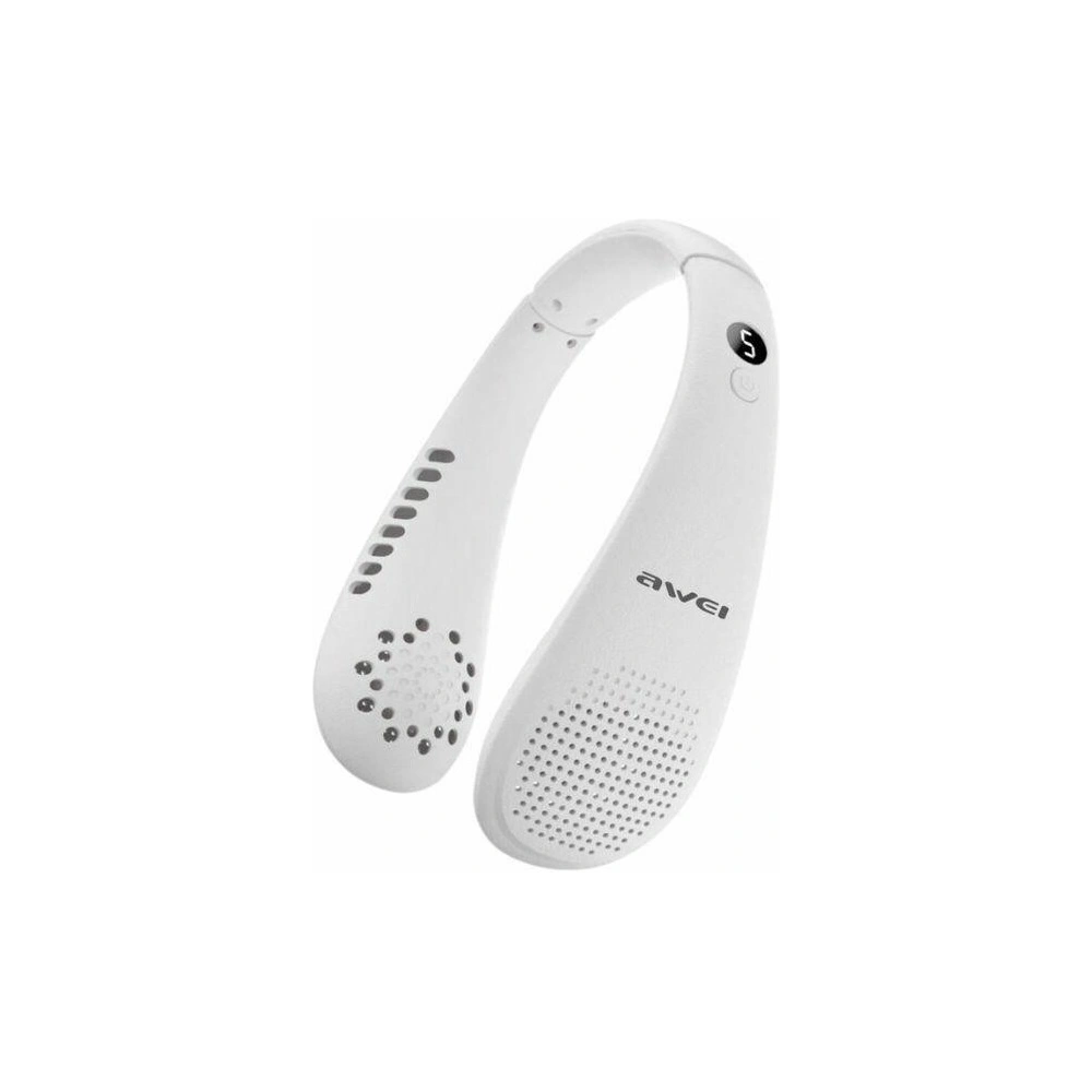 Hurtownia GSM - Wiatrak na szyję AWEI F31 1200mAh biały/white - AWEI217 - {ean13} - Hurt