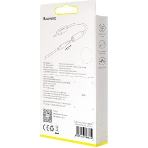 Adapter audio Baseus L54 USB-C + mini jack 3,5mm (czarny)