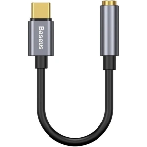 Adapter audio Baseus L54 USB-C + mini jack 3,5mm (szary)