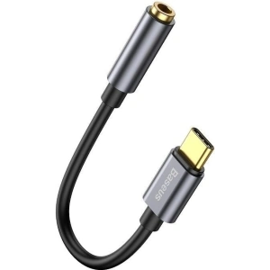 Adapter audio Baseus L54 USB-C + mini jack 3,5mm (szary)