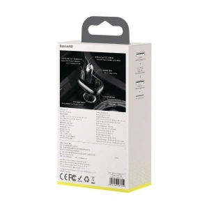 Hurtownia GSM - Transmiter FM Baseus T typed Bluetooth 5.0, 2xUSB, USB-C, PD, QC 3.0, microSD - BSU801 - {ean13} - Hurt