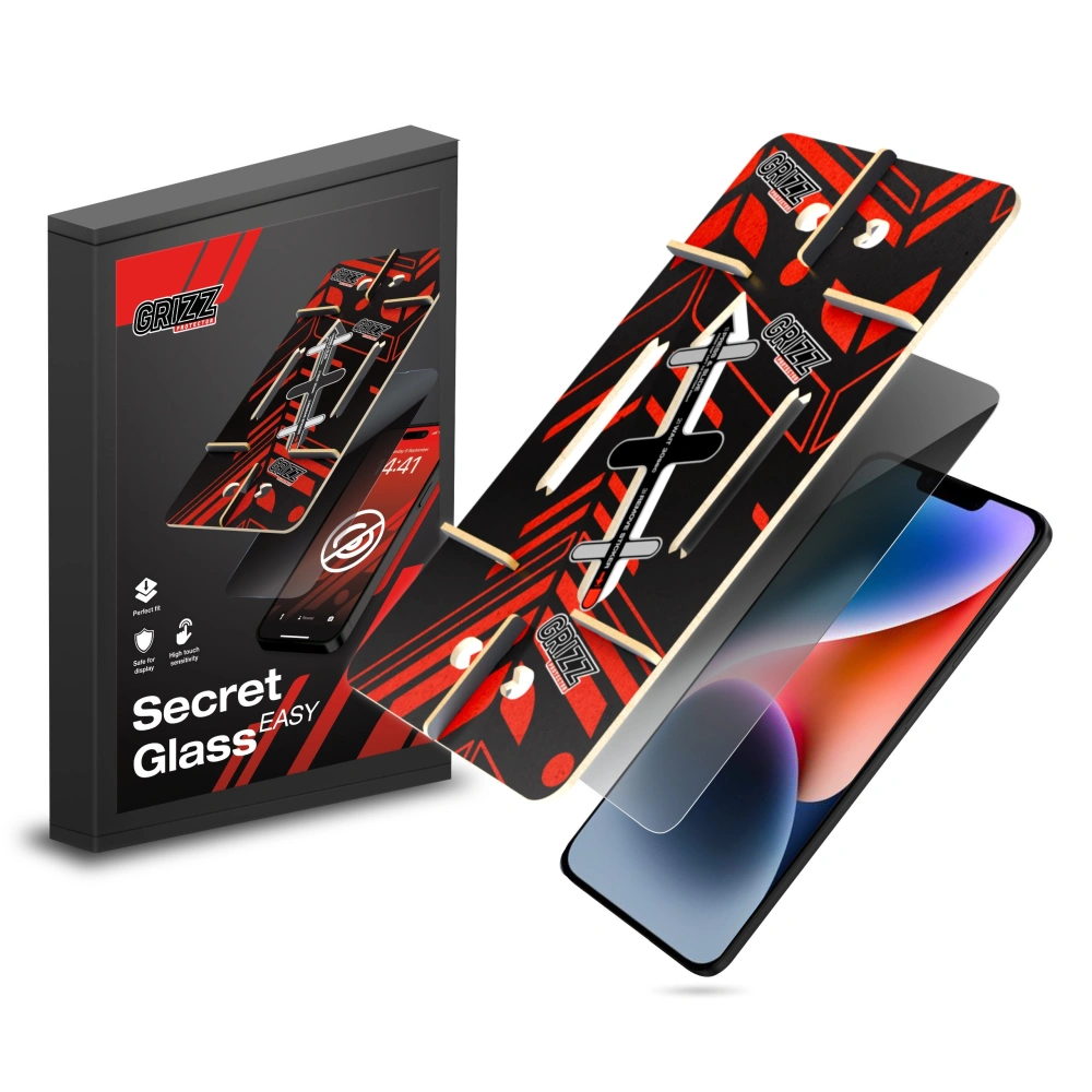 Hurtownia GSM - Sklo privatizující GrizzGlass SecretGlass Easy pro Apple iPhone 14 - GRZ10759 - {ean13} - Hurt