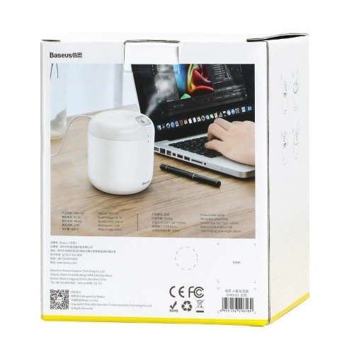 Nawilżacz powietrza + lampka nocna Baseus Elephant Humidifier (biały)