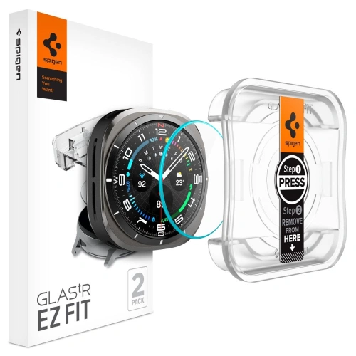 Szkło hartowane Spigen GLAS.tR ez Fit Galaxy Watch Ultra 47mm Clear [2 PACK] - Galaxy Watch Ultra - Spigen