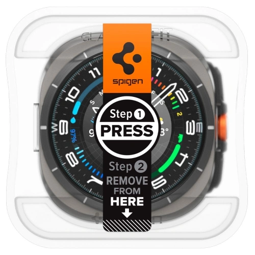Szkło hartowane Spigen GLAS.tR ez Fit Galaxy Watch Ultra 47mm Clear [2 PACK] - Galaxy Watch Ultra - Spigen