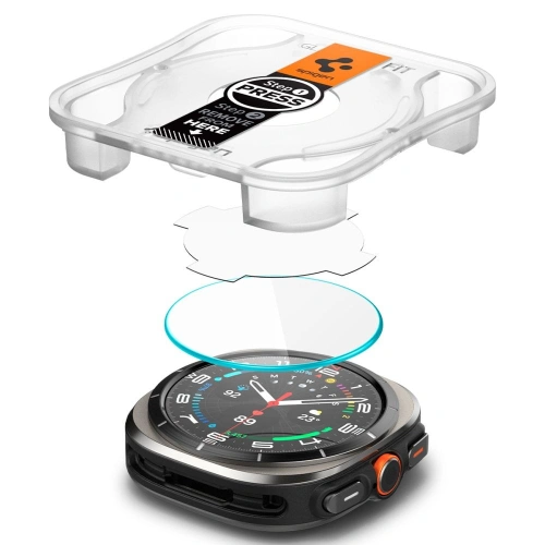 Szkło hartowane Spigen GLAS.tR ez Fit Galaxy Watch Ultra 47mm Clear [2 PACK] - Galaxy Watch Ultra - Spigen