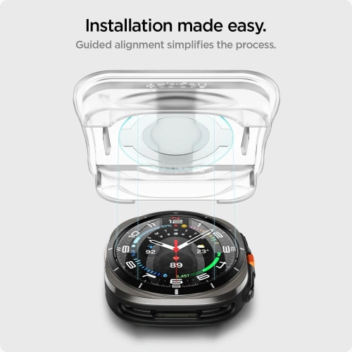 Szkło hartowane Spigen GLAS.tR ez Fit Galaxy Watch Ultra 47mm Clear [2 PACK] - Galaxy Watch Ultra - Spigen