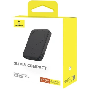 Hurtownia GSM - Magnetische Powerbank Baseus Magnetic Mini 6000 mAh 20W schwarz - BSU4926 - {ean13} - Hurt