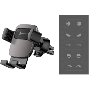 Hurtownia GSM - Uchwyt grawitacyjny Baseus Cube na kratkę, aluminiowy (czarny) - BSU807BLK - {ean13} - Hurt
