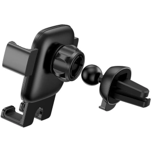 Hurtownia GSM - Uchwyt grawitacyjny Baseus Cube na kratkę, aluminiowy (czarny) - BSU807BLK - {ean13} - Hurt