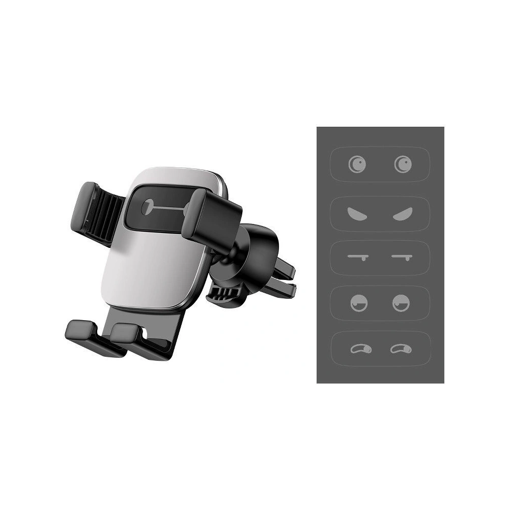 Hurtownia GSM - Uchwyt grawitacyjny Baseus Cube na kratkę, aluminiowy (srebrny) - BSU809SLV - {ean13} - Hurt